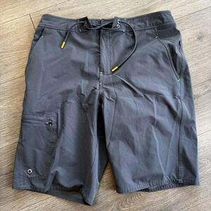 Rainforest Swim Shorts Size 34 Men's Gray Board Shorts Surf